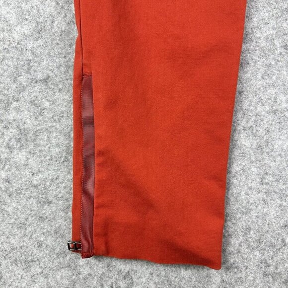 Anthropologie Cartonnier Charlie Ankle Pants Womens 4 Orange Career Boho Crop* - Picture 5 of 16